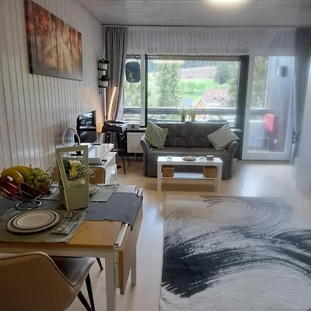 アパート Im Schwarzwald Mit Blick Ins Gruene Und Balkon